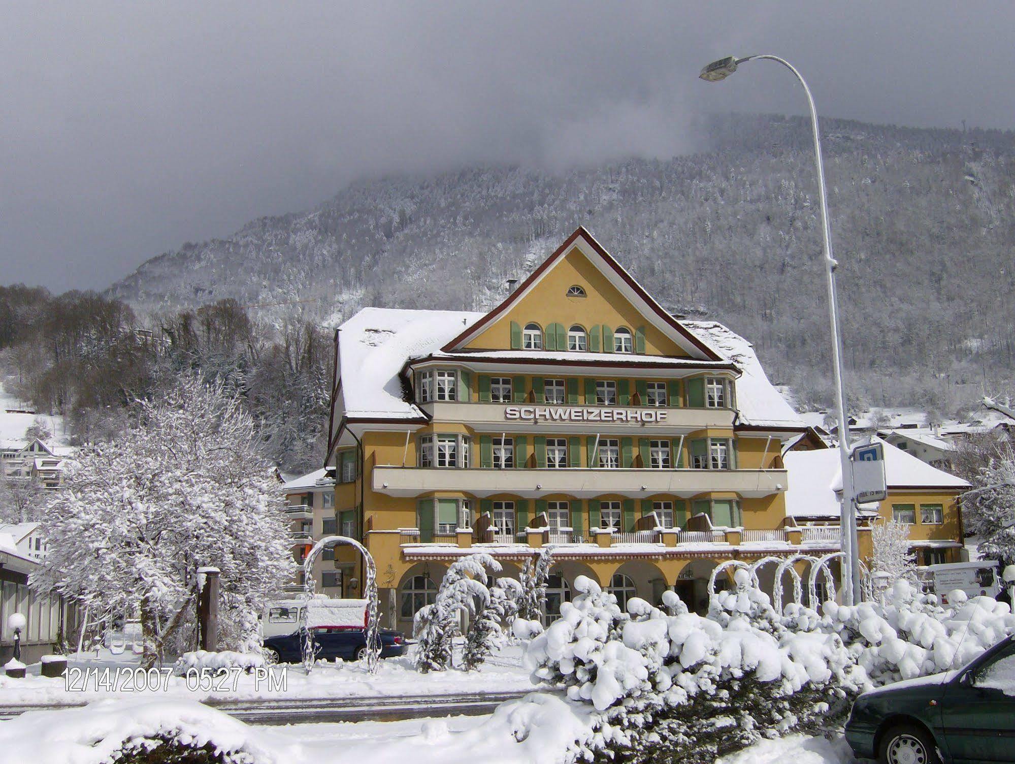 Hotel Schweizerhof Weggis Buitenkant foto